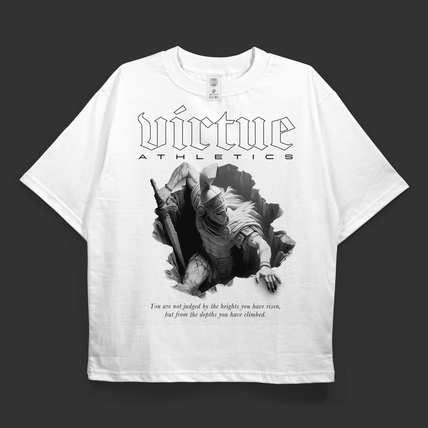 From The Depths Oversized T-Shirt - White