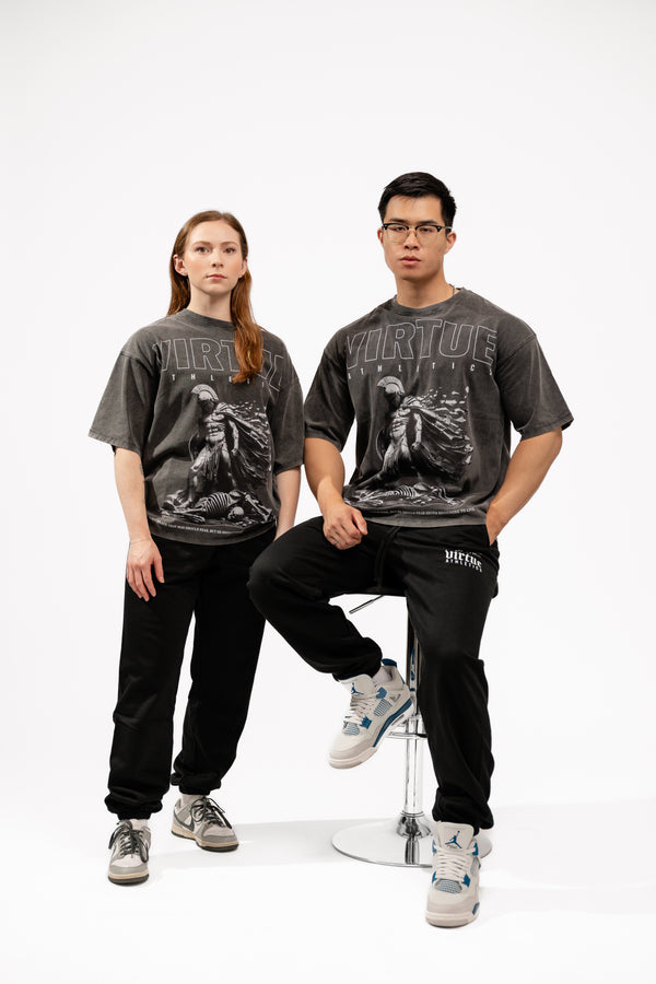 Fearless Beginnings Oversized T-Shirt - Black