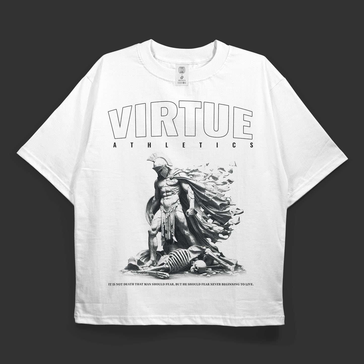 Fearless Beginnings Oversized T-Shirt - White